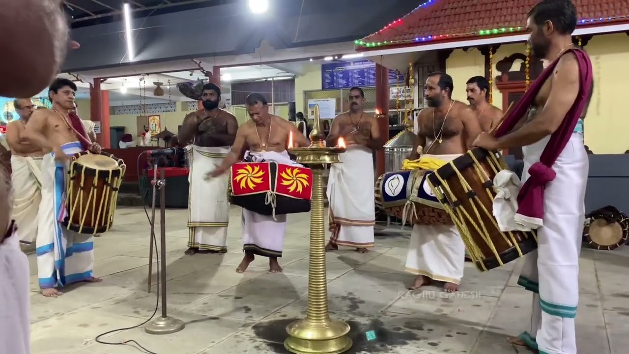 ചെർപ്പുളശ്ശേരി അയ്യപ്പൻകാവ് നവീകരണകലശം - കേളി - മുഖം - കോട്ടയ്ക്കൽ രവി , പോരൂർ ഉണ്ണികൃഷ്ണൻ & ടീം