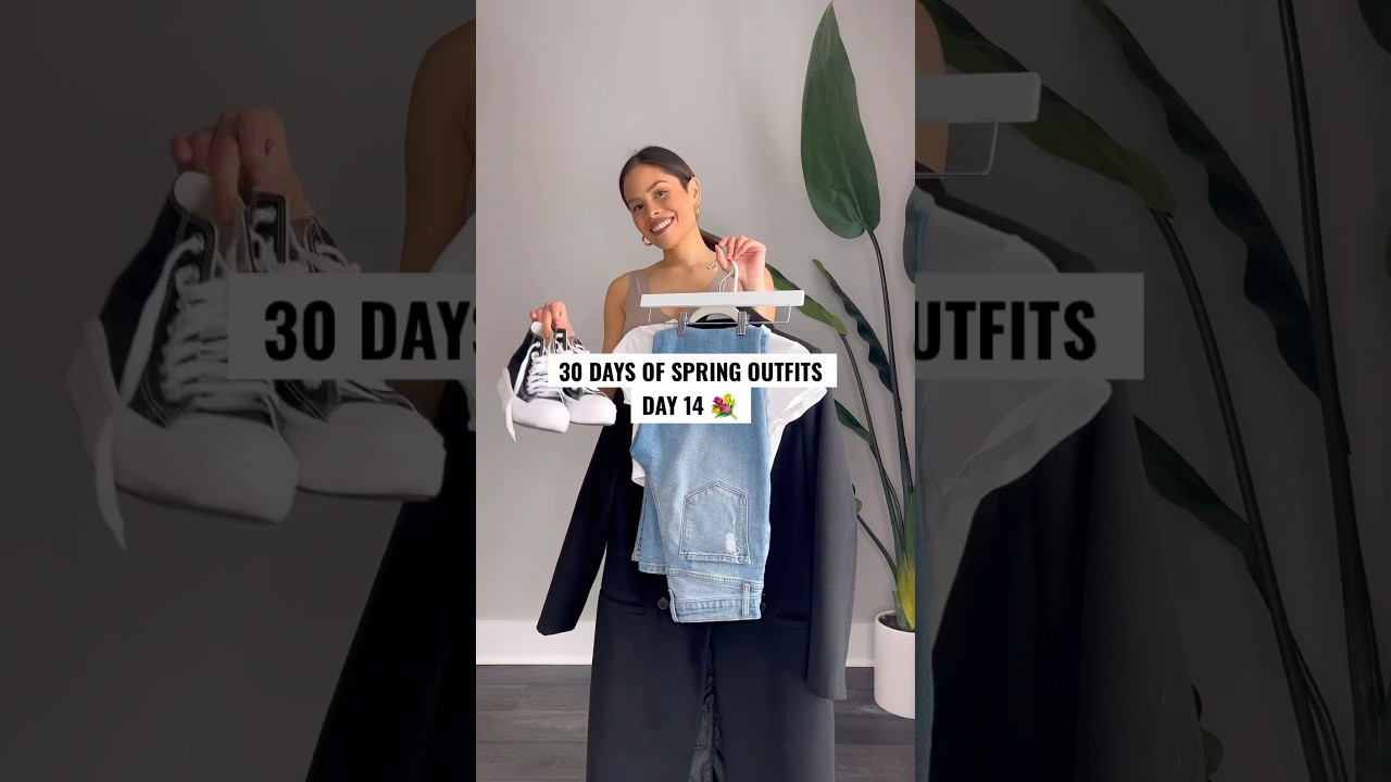 DAY 14: Spring Outfits 2023 💐  #outfitideas #springfashion #shorts_ #ootd