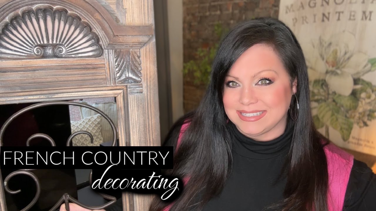 French Country Decorating Against A Brick Wall Backdrop