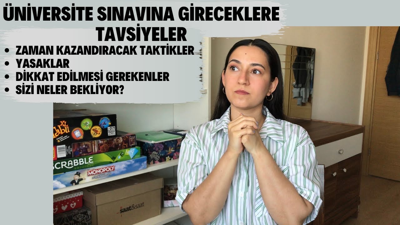 ÜNİVERSİTE SINAVINA GİRMEDEN ÖNCE MUTLAKA İZLEYİN!! | SINAVDA ZAMAN KAZANDIRACAK TAKTİKLER