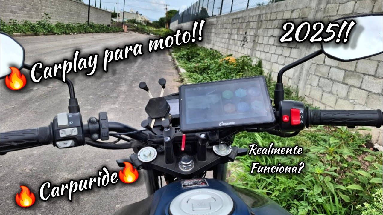 🔥EL MEJOR CARPLAY🔥🔥 PARA MOTOS LLEGO!!! #CARPURIDE 712D ✔️ COMO INSTALARLO!! COMO FUNCIONA ✔️ 2025 🔥