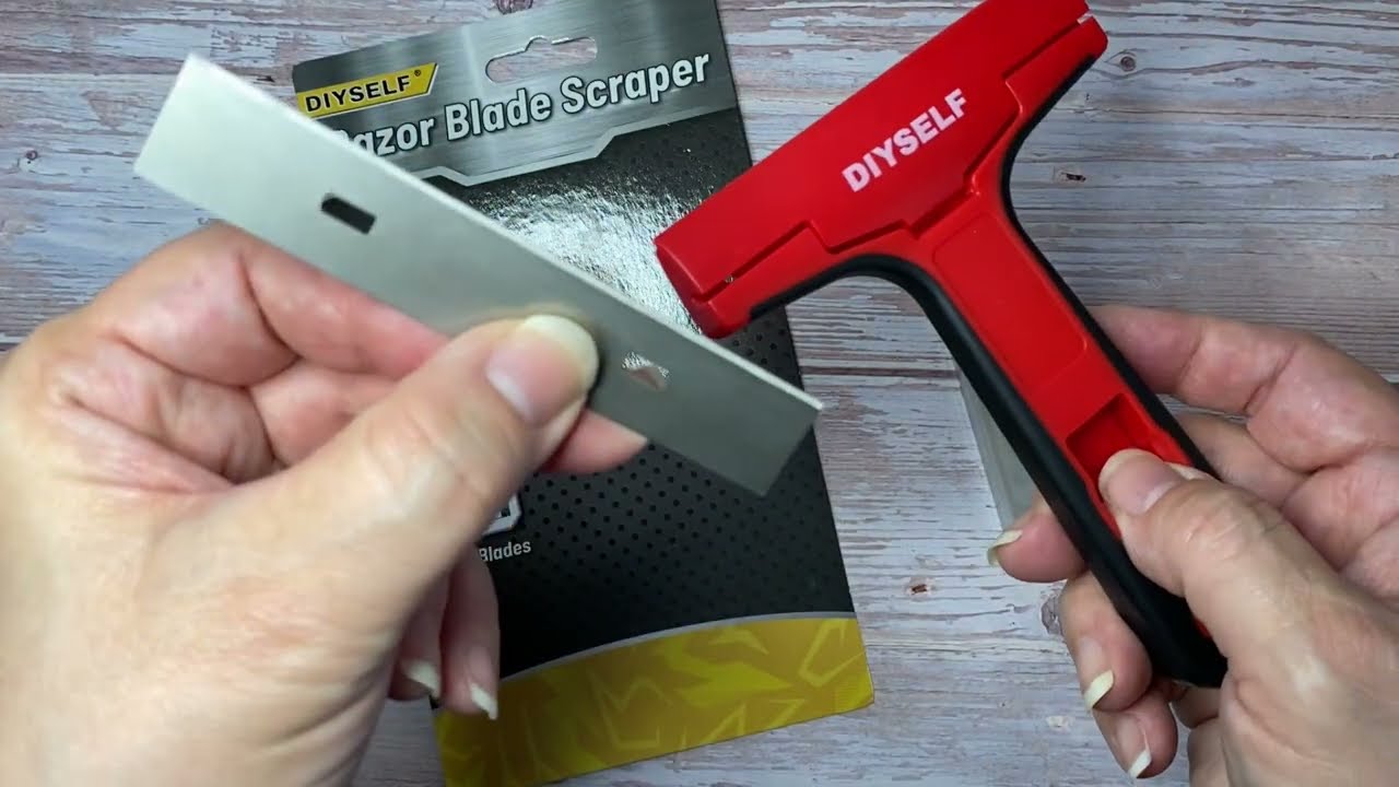 Paint on Glass and Tile? This Razor Scraper Saves Windows and Shower Doors