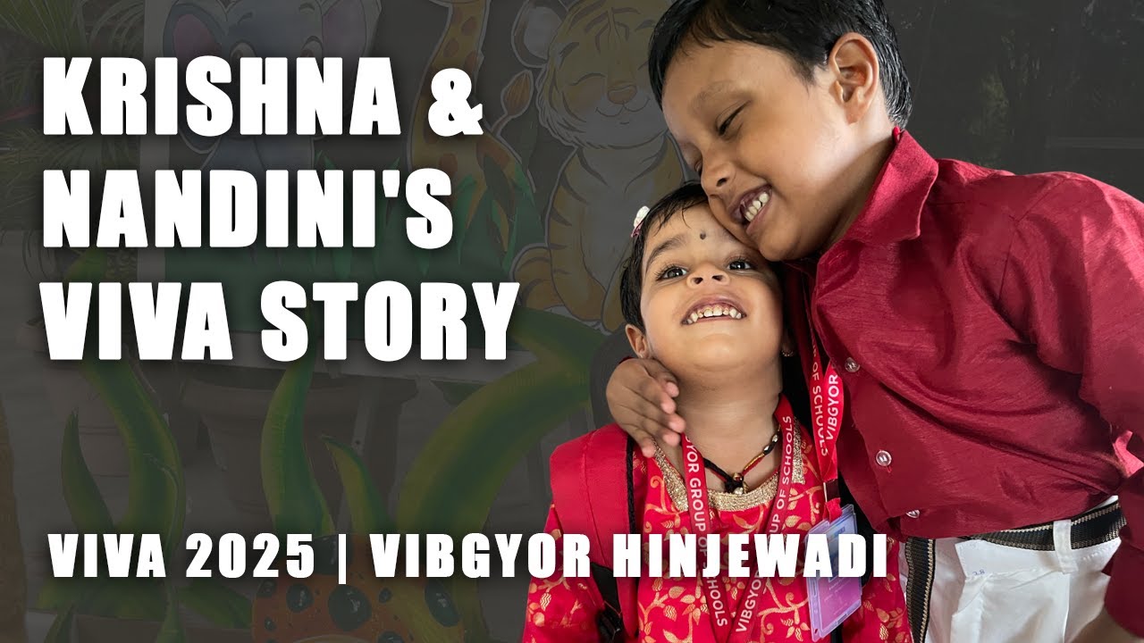 Krishna & Nandini's Big Day at VIVA 2025! ❤️ | Our Kids' VIBGYOR Hinjewadi Performance