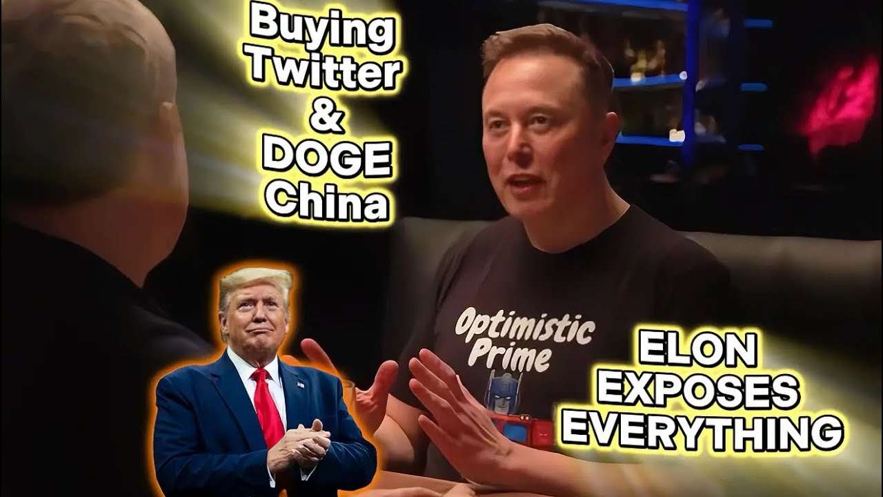 Илон Маск НАРУШИЛ молчание о покупке Twitter, Трампа и управлении DOGE | Полная версия основных м...