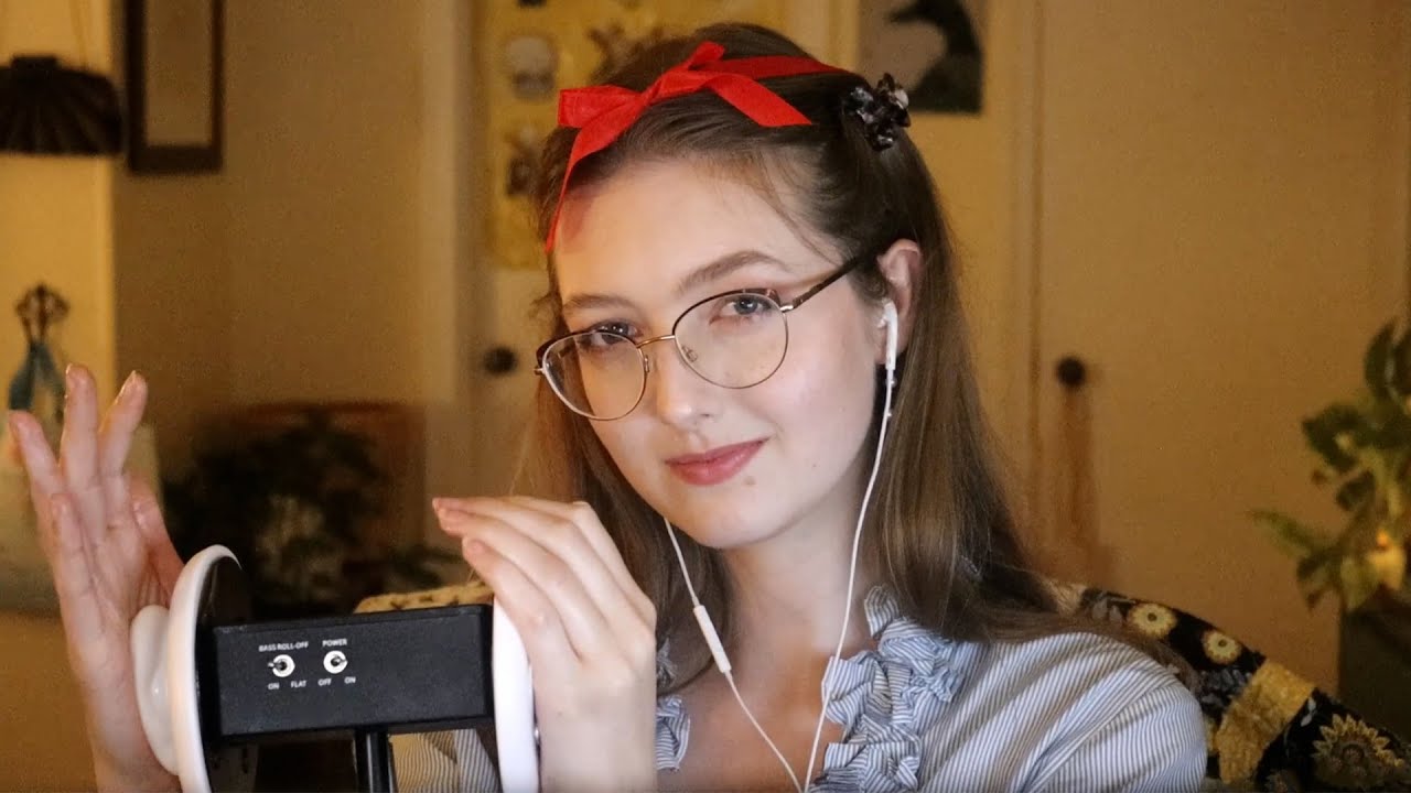 ASMR Ear Massage w/ Oil for Relaxation & Sleep 👂💆💤 (No Talking)
