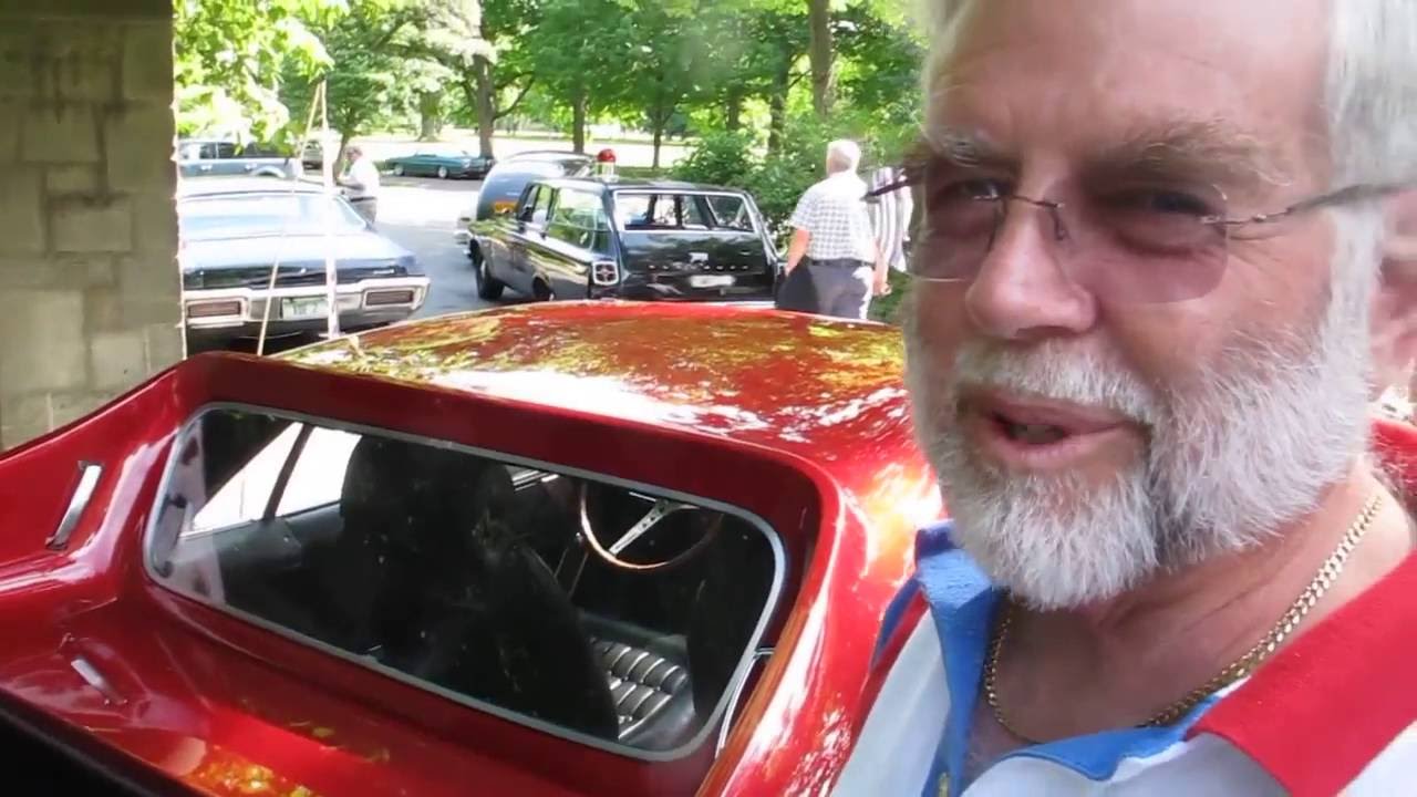 Unique 1968 Jeffords AMX-R with Rumble Seat at the EyesOn Design Show -- Bob Giles NewCarNews.TV