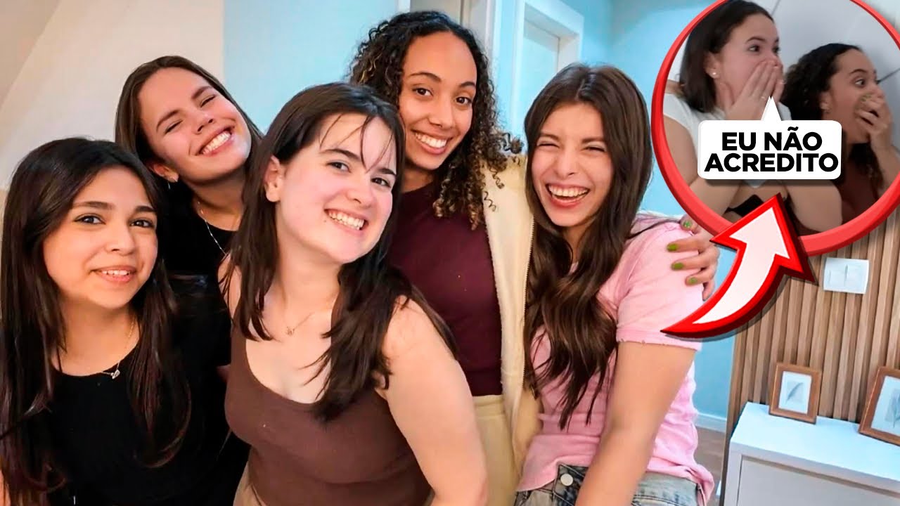 A EDUARDA FERRÃO CHEGOU DE SURPRESA NA MINHA CASA!