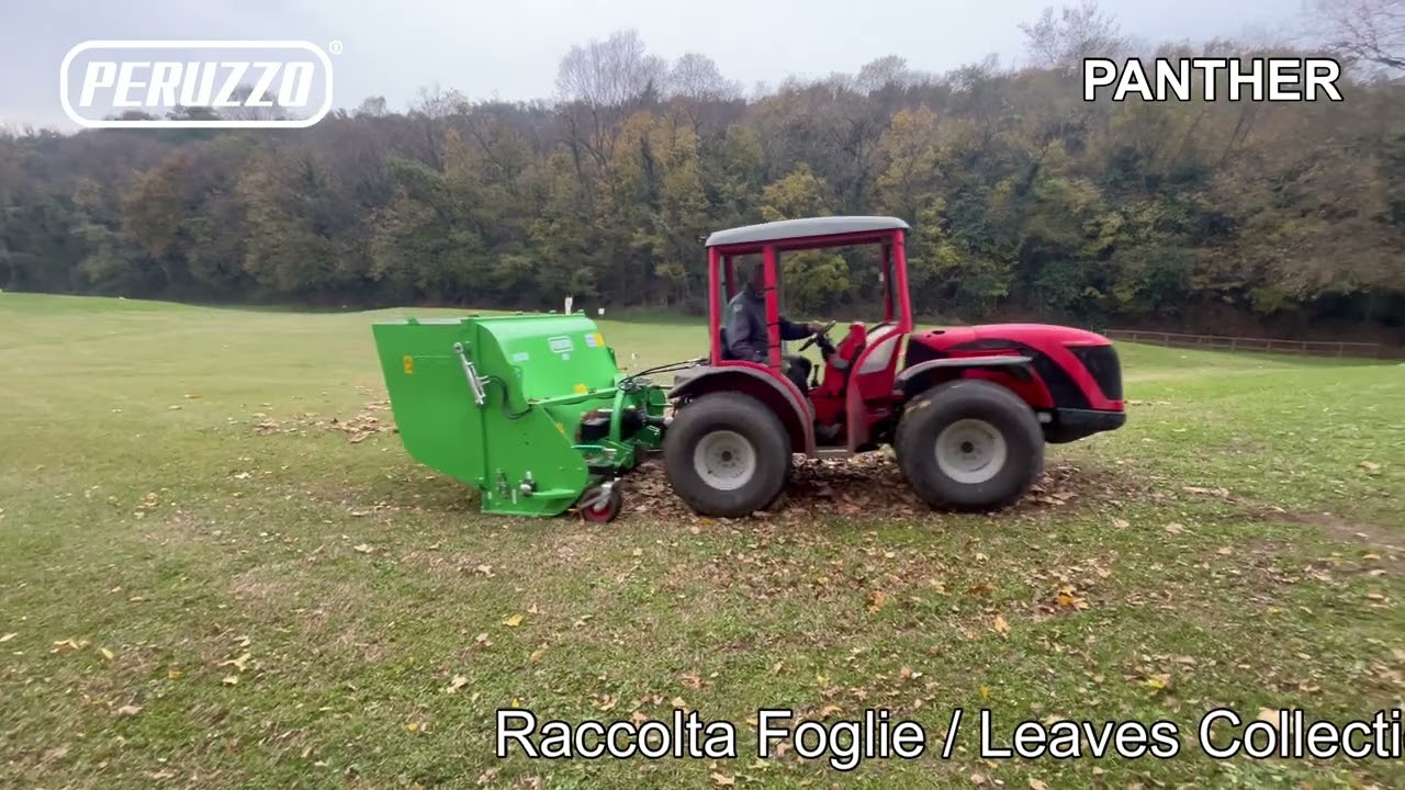Trincia Panther Peruzzo con raccolta per foglie