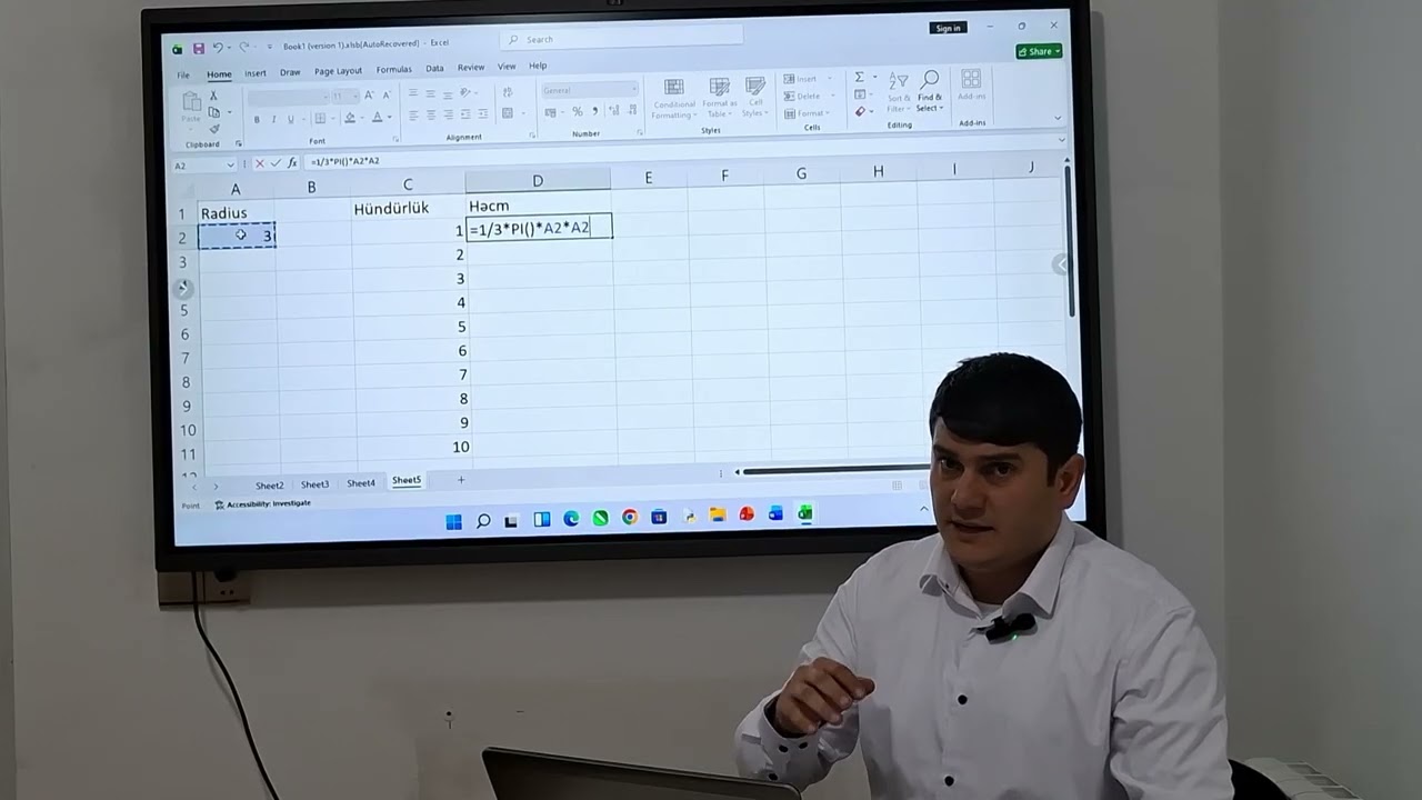 Diaqramlar. Elektron cədvəl proqramında modelləşdirmə. Düsturlar.