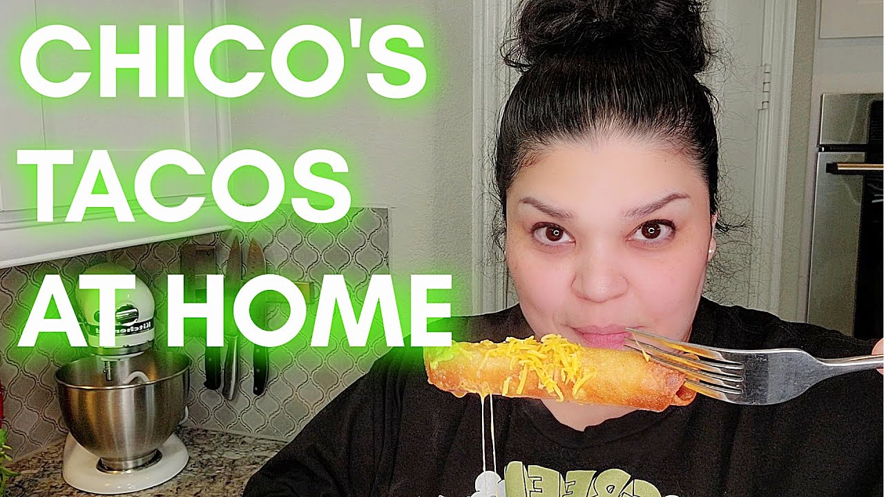 CHICO'S TACOS | I Recreated Chico's Tacos At Home | Ground Beef Rolled Tacos Recipe