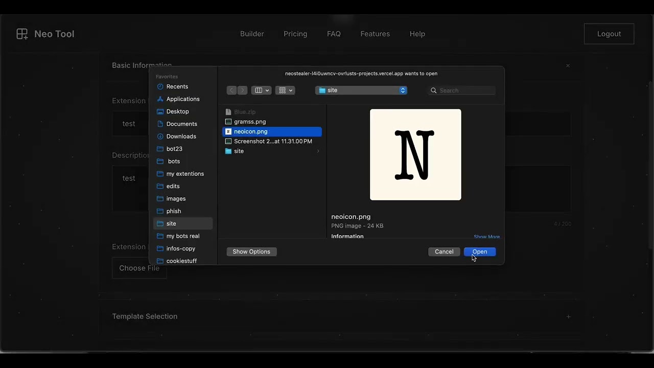 NeoStealer  - Best browser based extension stealer.