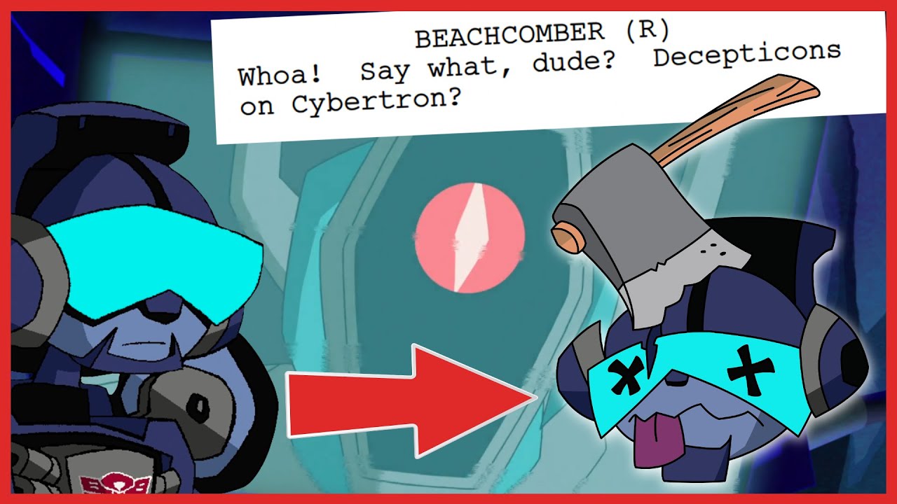 Transformers Animated DELETED SCENE: Beachcomber's Death