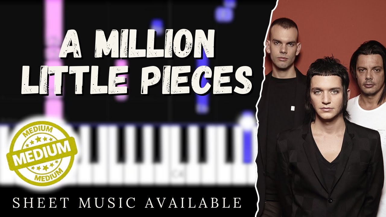 Placebo - A Million Little Pieces (Intermediate Piano Tutorial)