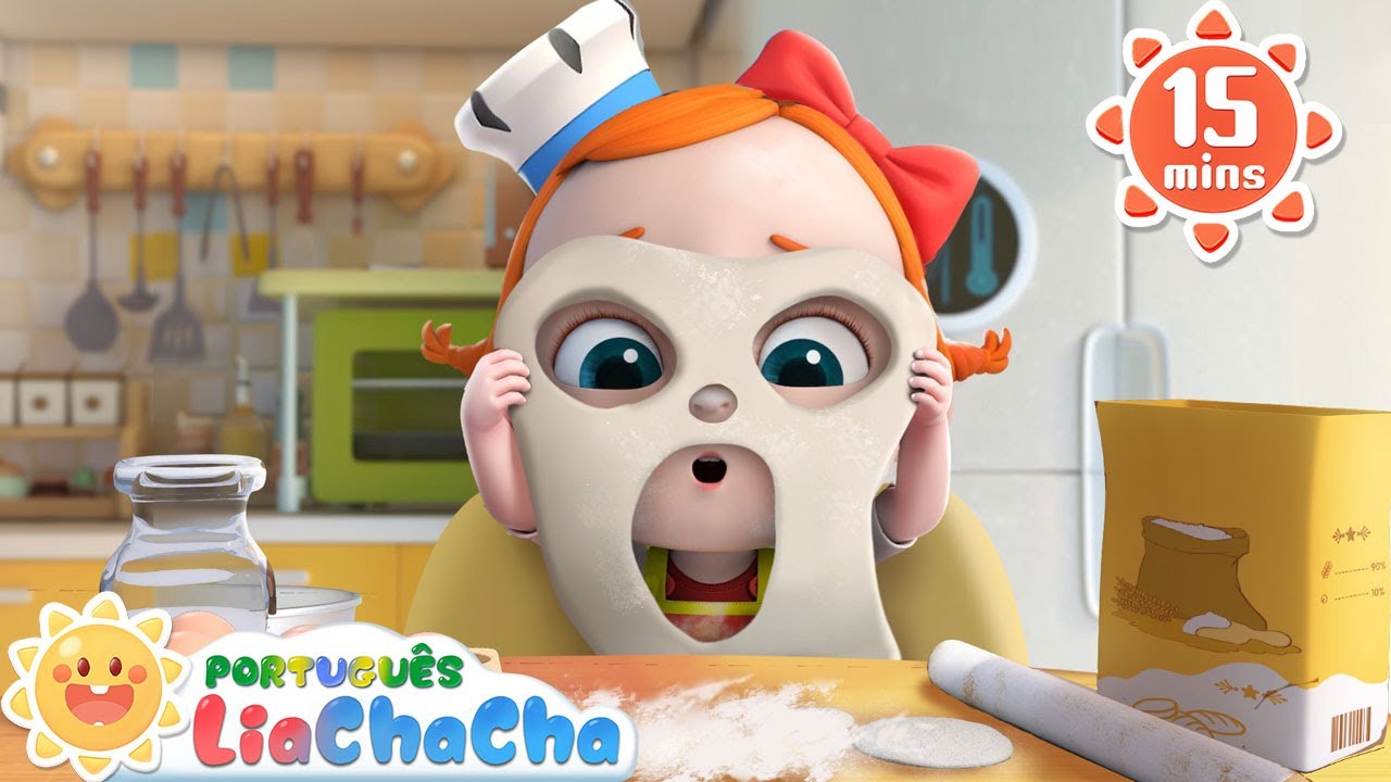 Chef Lia Faz Bolinho 🥟 | Compila&ccedil;&atilde;o | LiaChaCha em Portugu&ecirc;s - M&uacute;sica Infantil & Can&ccedil;&atilde;o de Ninar