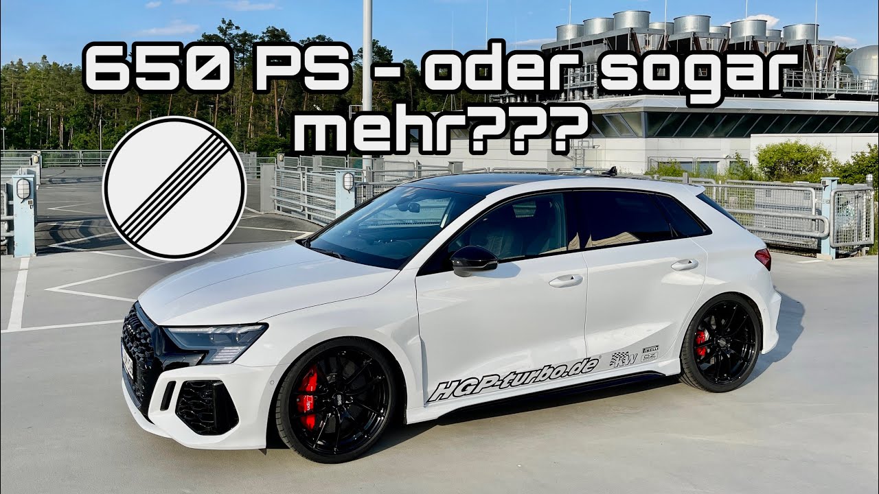 Kranker HGP Audi RS3 (8Y) mit über 650 PS - inkl. Zeiten messen, Autobahn und Technikpart 🚀🚀🚀