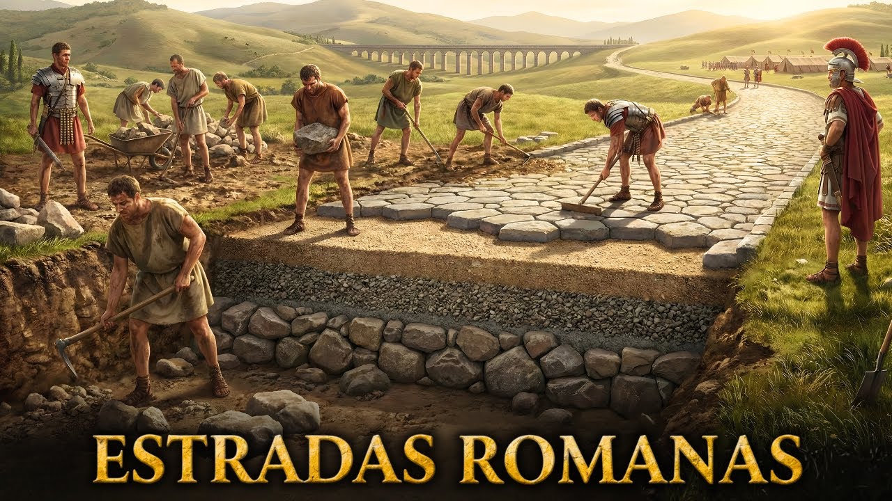 O Segredo Das ESTRADAS Romanas Que Engenheiros AINDA Não Conseguem Replicar!