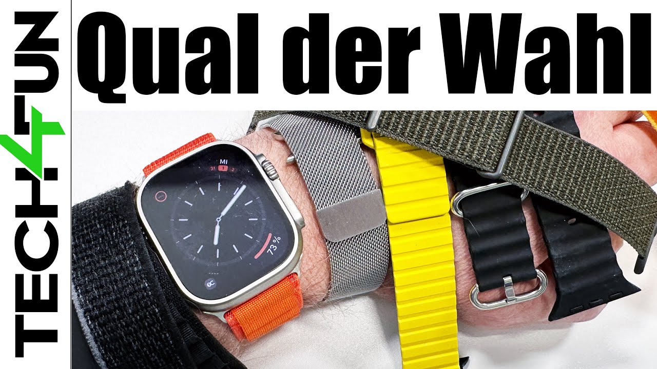 Apple Watch Ultra Armbänder! | Was können No-Name Produkte?