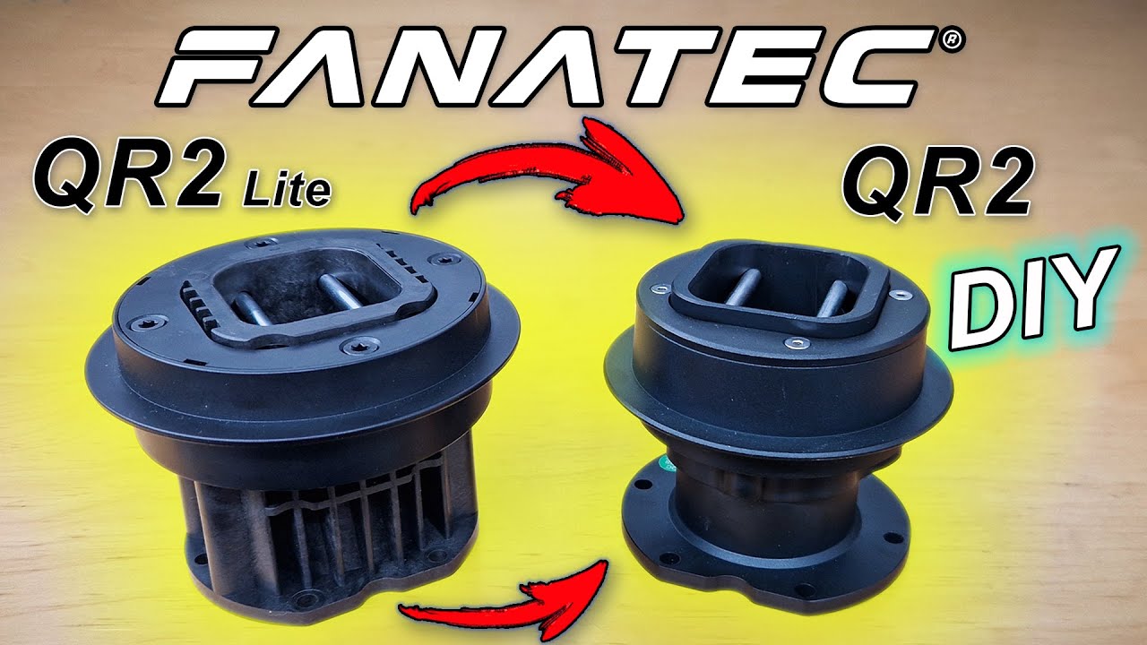 Convertir un QR2 Lite en un QR2 de Fanatec - Comparativa y diferencias en español