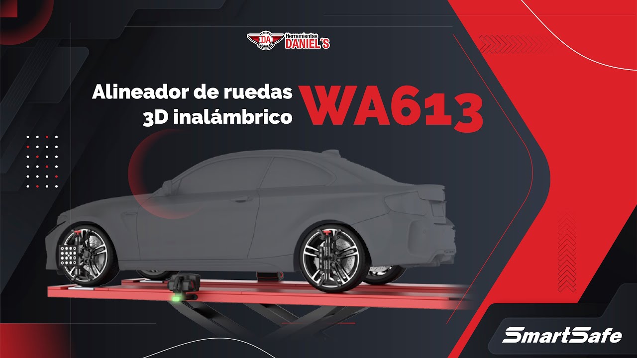 NUEVA Alineadora de Ruedas 3D Inalámbrica WA613 SMARTSAFE | BY LAUNCH: ¡LLEGÓ A DANIELS!