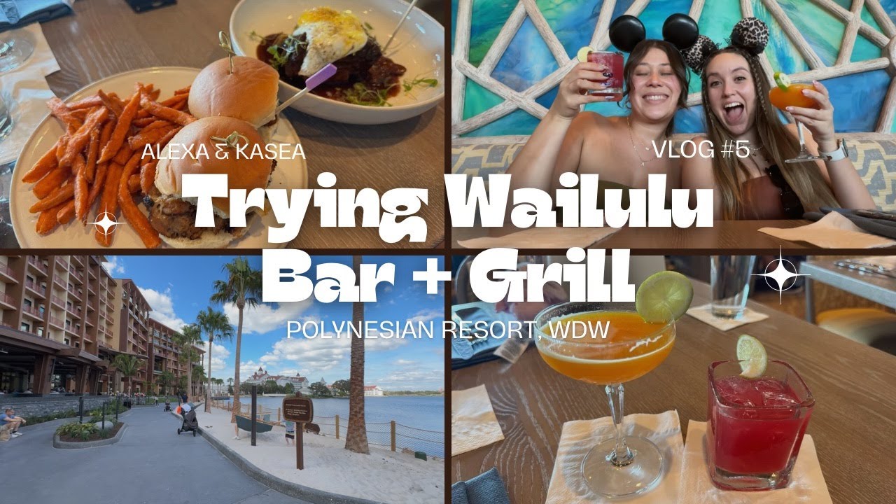 Trying Wailulu Bar & Grill | Polynesian Resort 2025