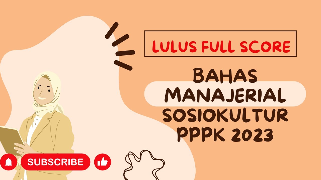 SOAL MANAJERIAL SOSIOKULTUR DALAM TES PPPK 2023  #pppk2023 #pppkguru #pppkteknis