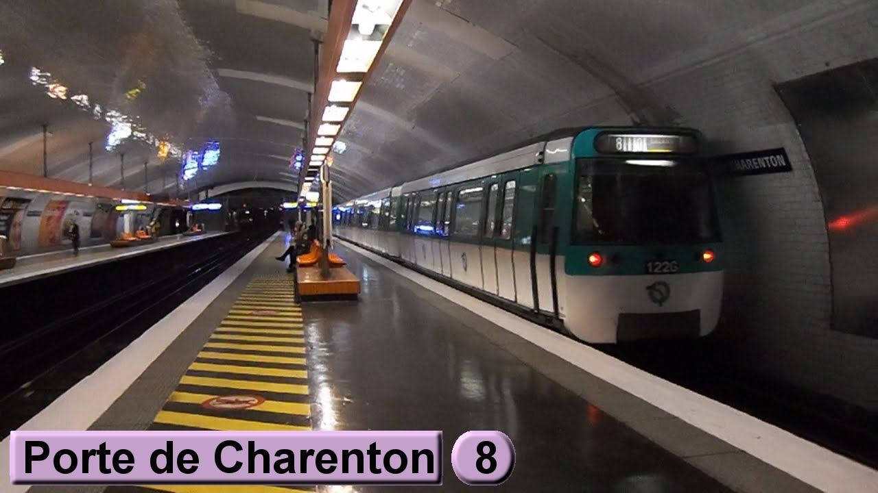 Porte de Charenton | Ligne 8 : M&eacute;tro de Paris ( RATP MF77 )