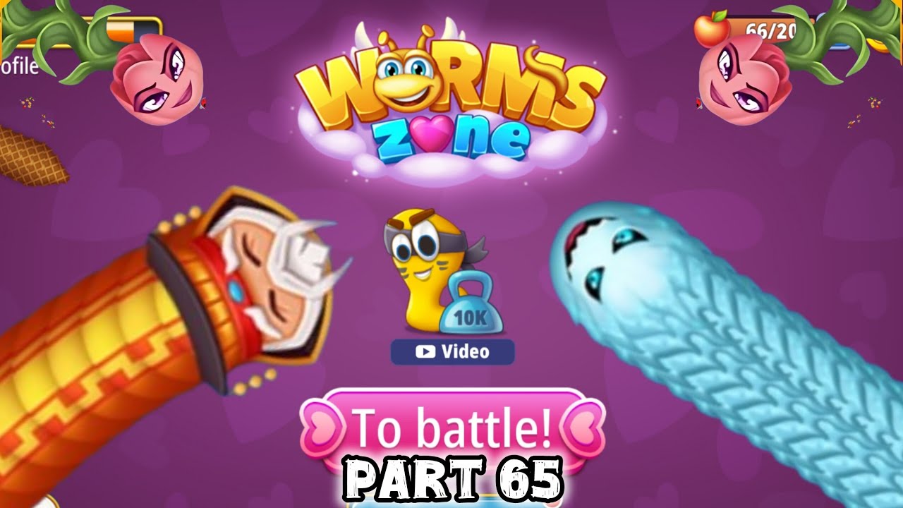 WORMS ZONE.IO BEST GAMING 2026||BIG SNAKE GAME PART 65 || EMPEROR WORM #WORMSZONEIO 🐍🐛🐍🐛