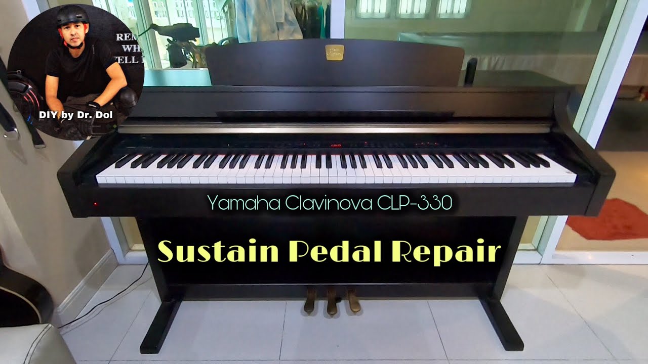 Sustain Pedal Repair (Digital Piano Yamaha Clavinova CLP-330) | ซ่อมคันเหยียบเปียโนยามาฮ่า