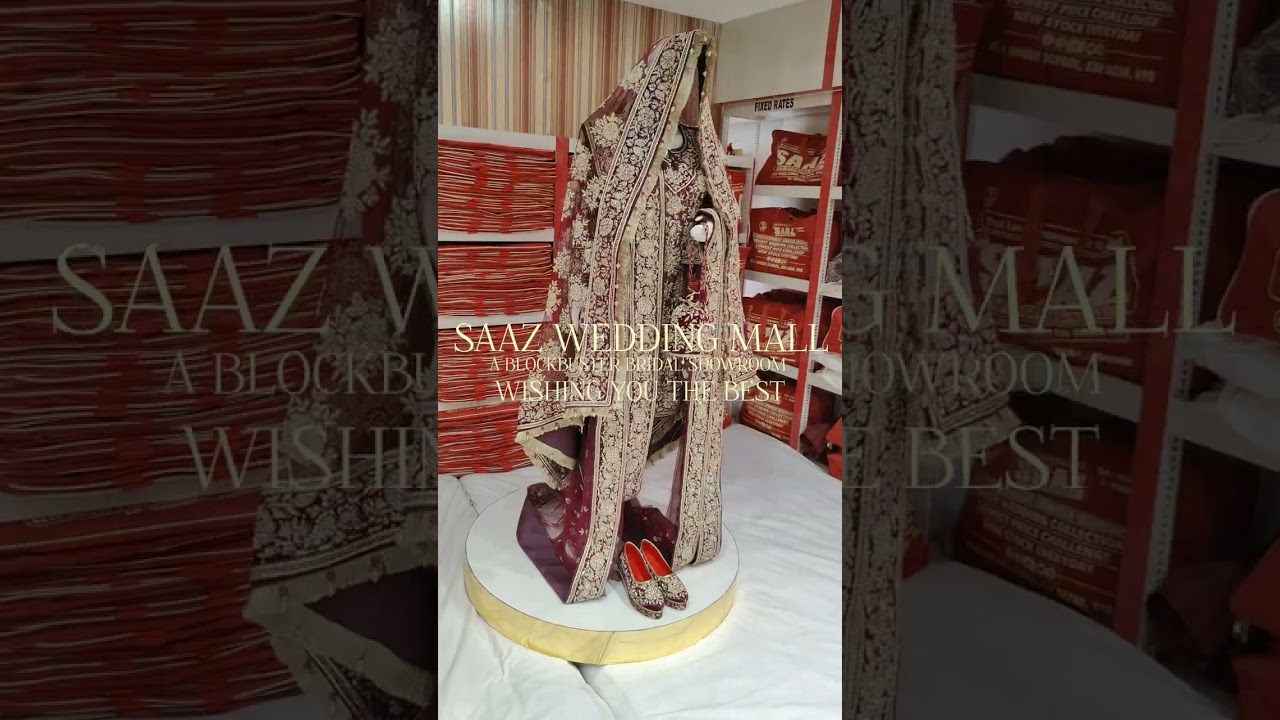 ETHNIC BRIDAL DRESS | BRIDES FAVOURITE |PURE ZARDOZI WORK |LOWEST PRICE CHALLENGE NEW STOCK EVERYDAY