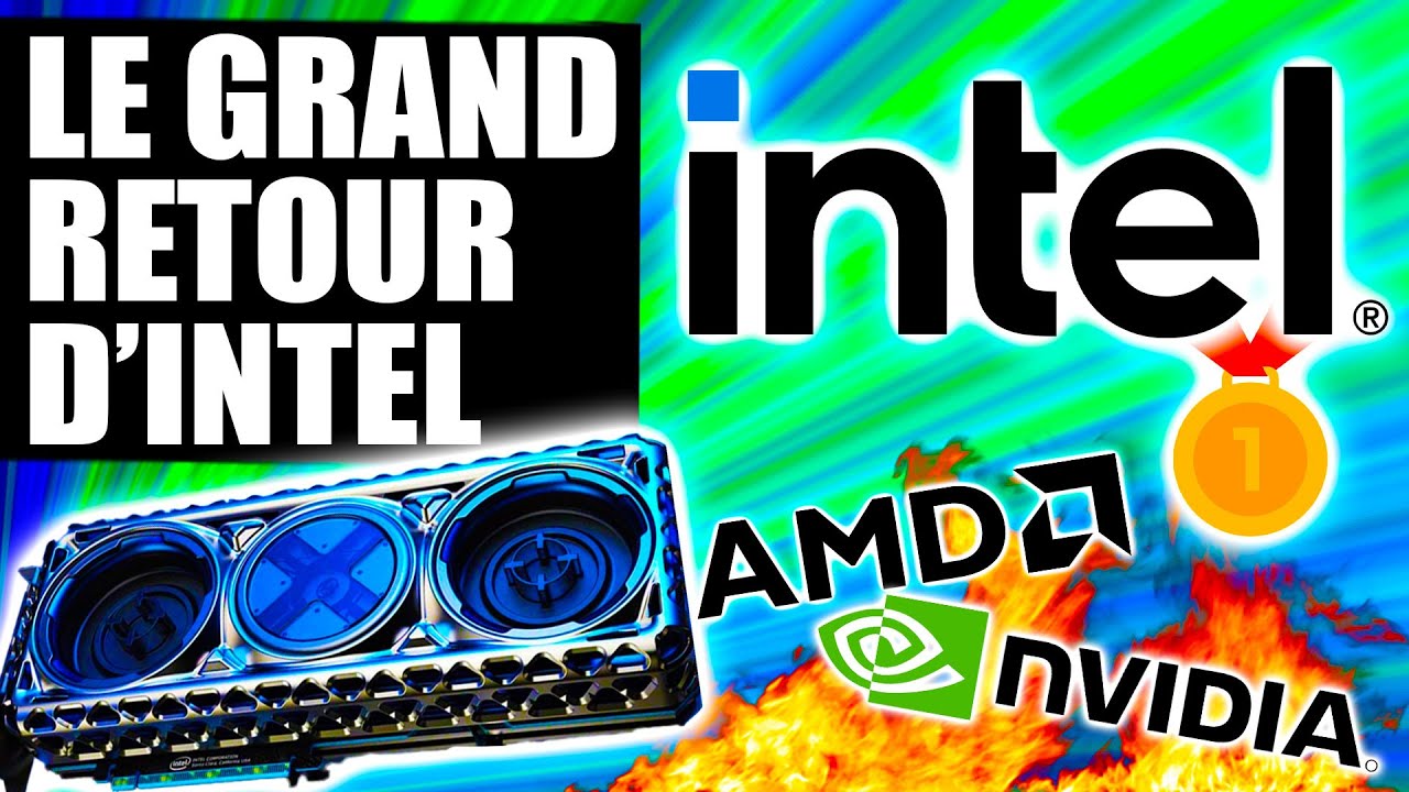 Le RETOUR d' INTEL ?? Des probl&egrave;mes pour AMD / NVIDIA ?!  - Tech Actu #38
