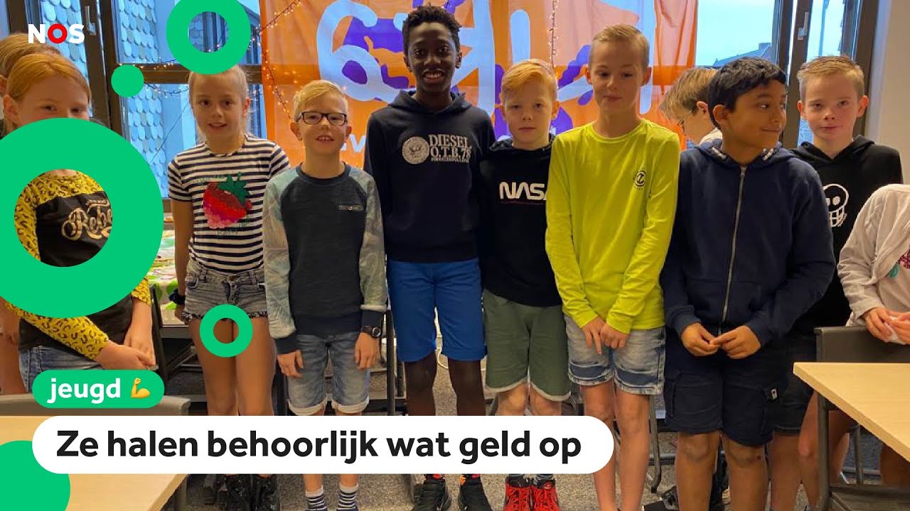 Kinderen dragen korte broek voor zieke klasgenoot