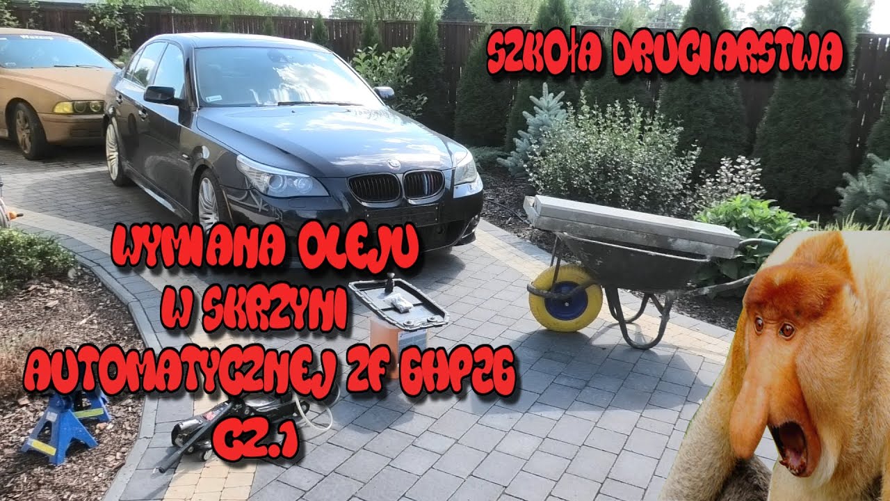 Szkoła Druciarstwa Wymiana Oleju w Skrzyni Automatycznej ZF 6HP26 po Majstrowemu część 1 Wazzup :)