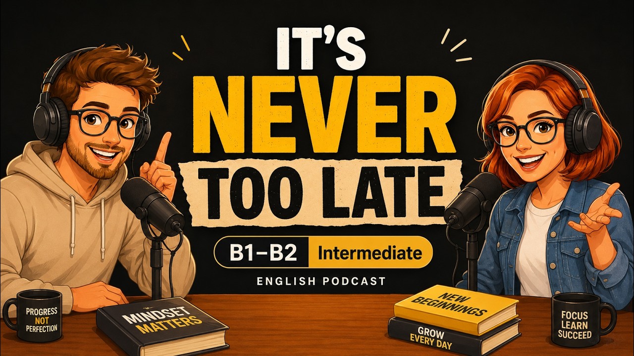 It's Never Too Late to Change Your Life | English Podcast B1-B2