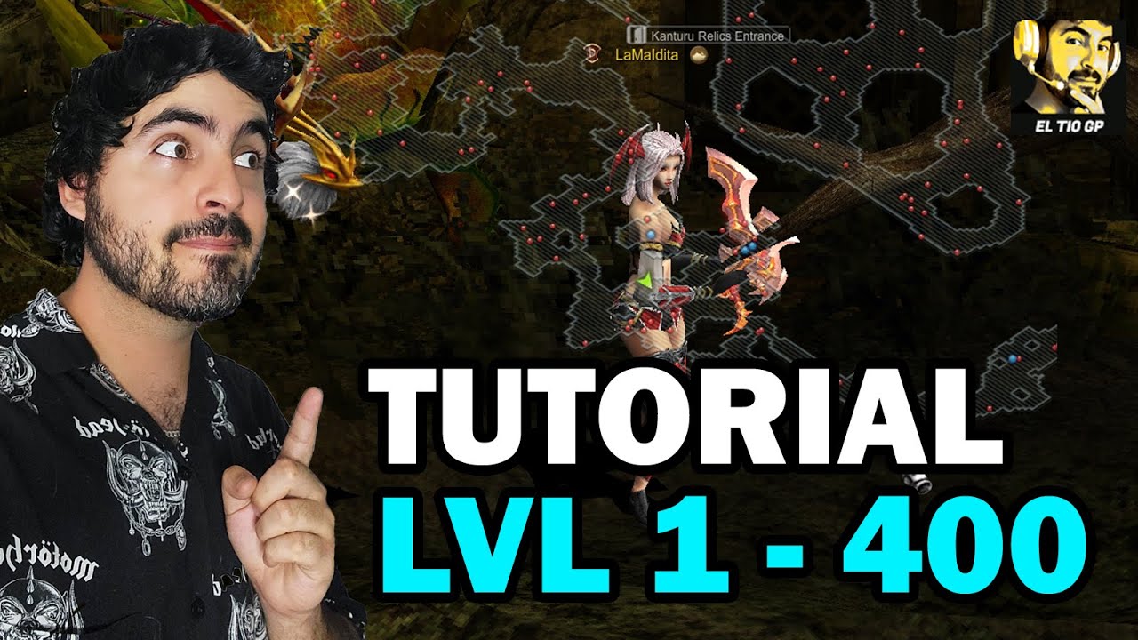 TUTORIAL DEFNITIVO LVL 1 A 400🔝 | ¿DONDE Y COMO?🤔 | Muonline S17.1