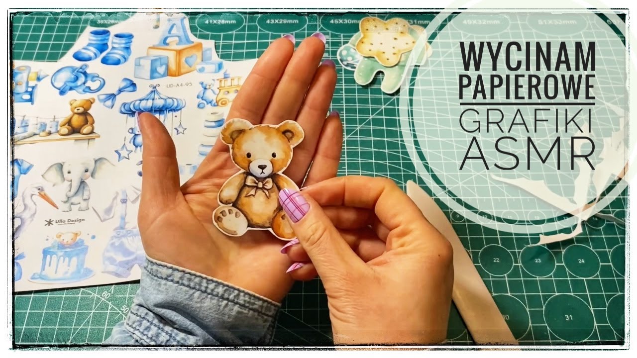 ASMR | Wycinam przepiękne papierowe grafiki ✂️🧸😍
