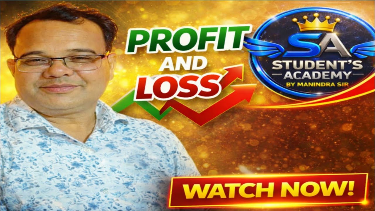 Profit & Loss 🔥 One Shot | Easy Tricks + Concept | Hindi Maths Part 1 By Manindra Sir.