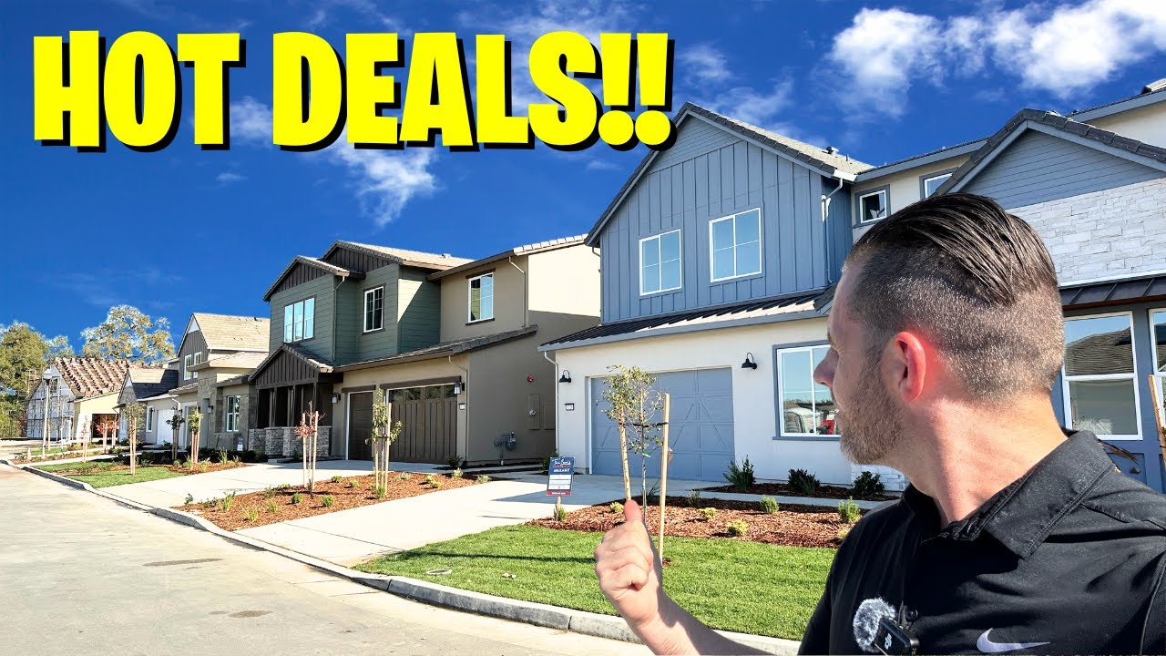 LUXURY Sacramento California New Homes with MASSIVE Price Cuts [Rocklin CA]