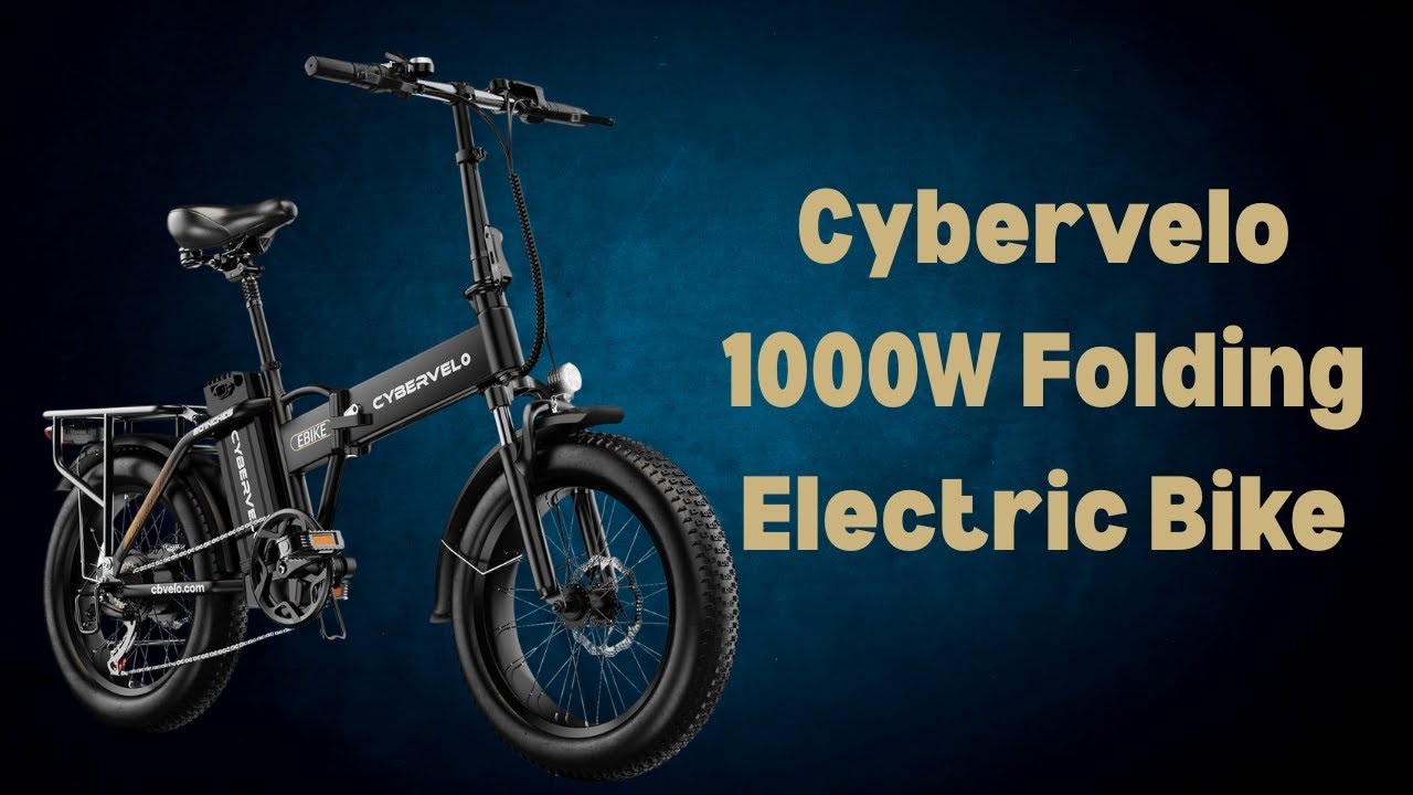 30+ MPH Foldable Electric Bike with 80 Miles Range | Cybervelo Short Review