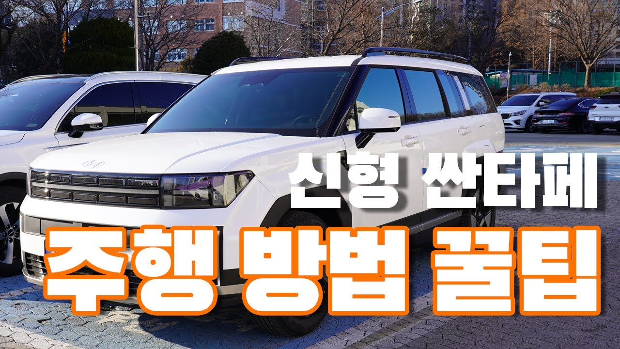 신형 싼타페 중립주차하는 방법 그외 꿀팁들