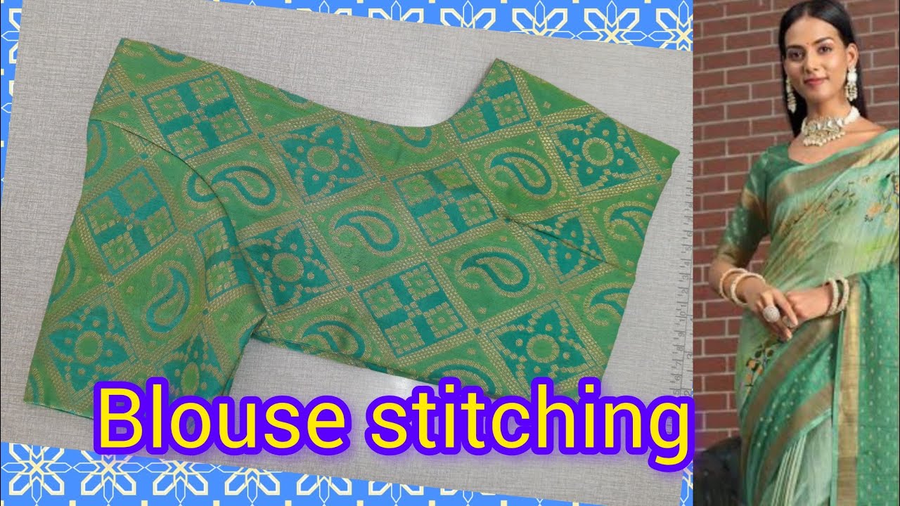 blouse stitching patti side joint sleeve Finishing method- beginners easy tips
