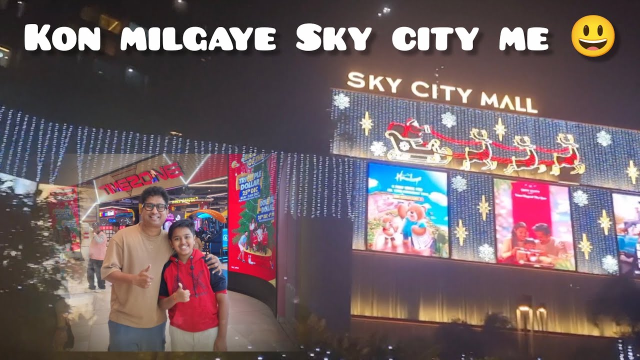 Kon milgaye Sky City Mall me 😃😇 Super fun with Ayu Dyu 😎 Mall time 🤟🏻