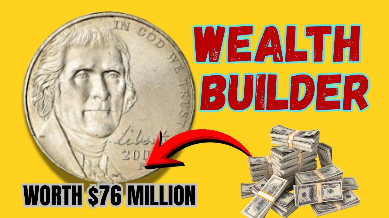 Чрезвычайно редкие никелевые монеты Джефферсона стоимостью от 76 до 86 миллионов долларов, до сих...