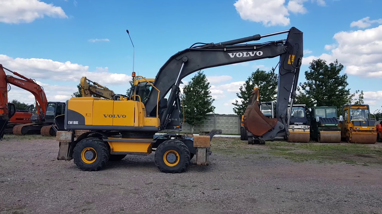 Экскаватор колесный Volvo EW180e