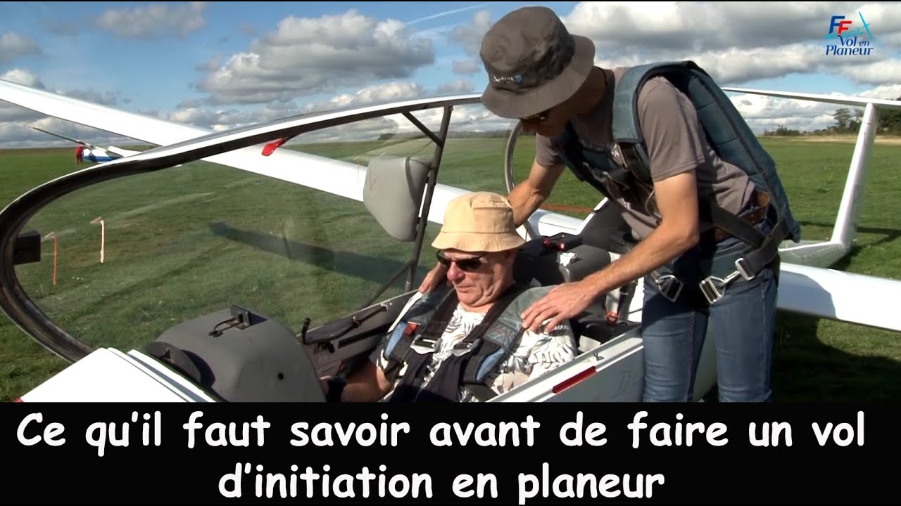 Ce qu'il faut savoir avant de faire un vol d'initiation en planeur !