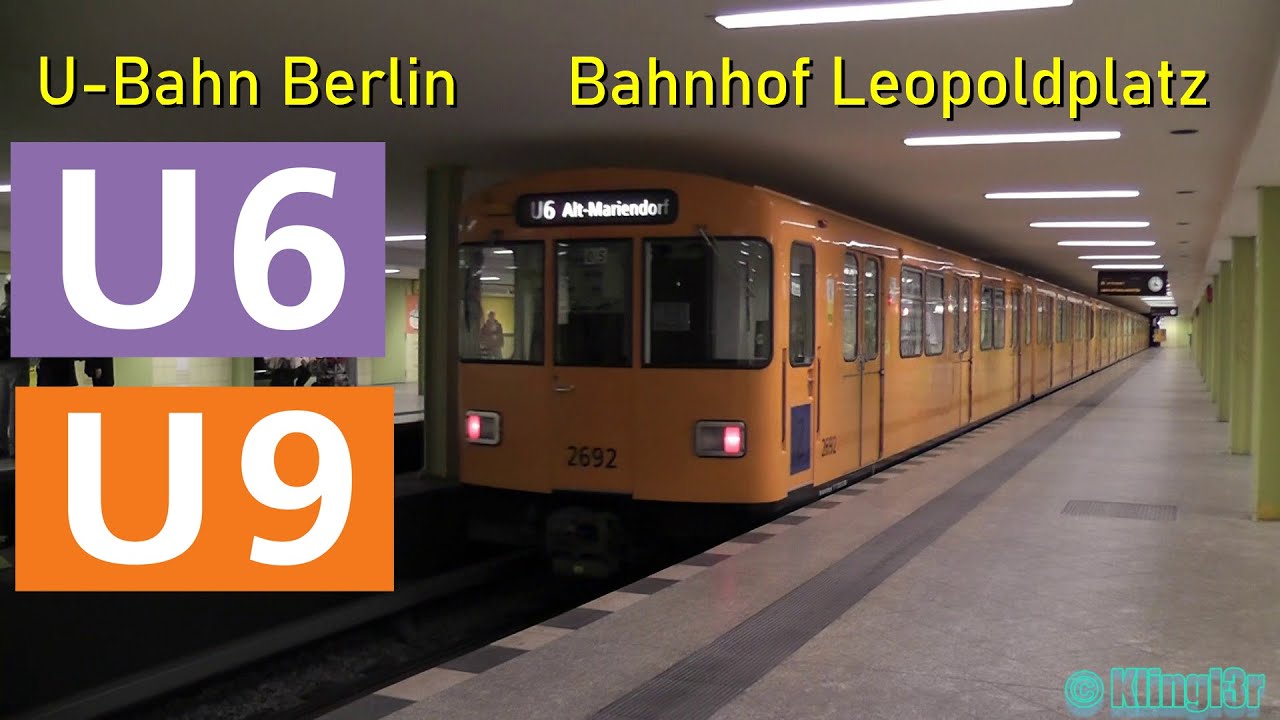 U-Bahn Berlin - der Bahnhof Leopoldplatz U6 & U9