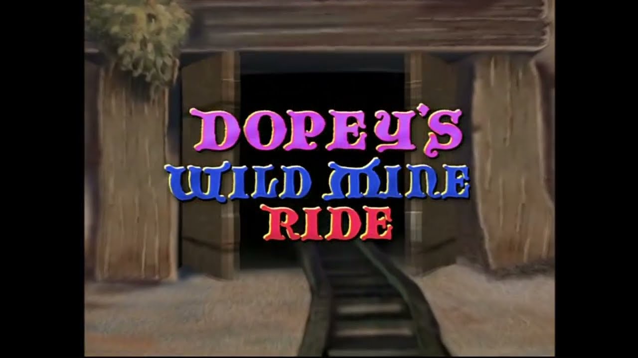 Snow White DVD Dopey's Wild Mine Ride Complete Journey(2001 Version)
