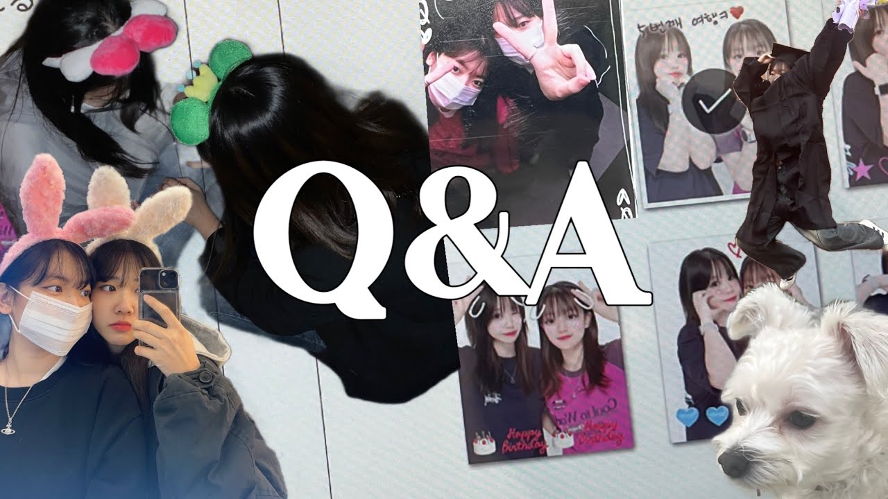 (SUB) Q&A 언제 해요😧? 질문이 없는데 어떻게 해욧..!