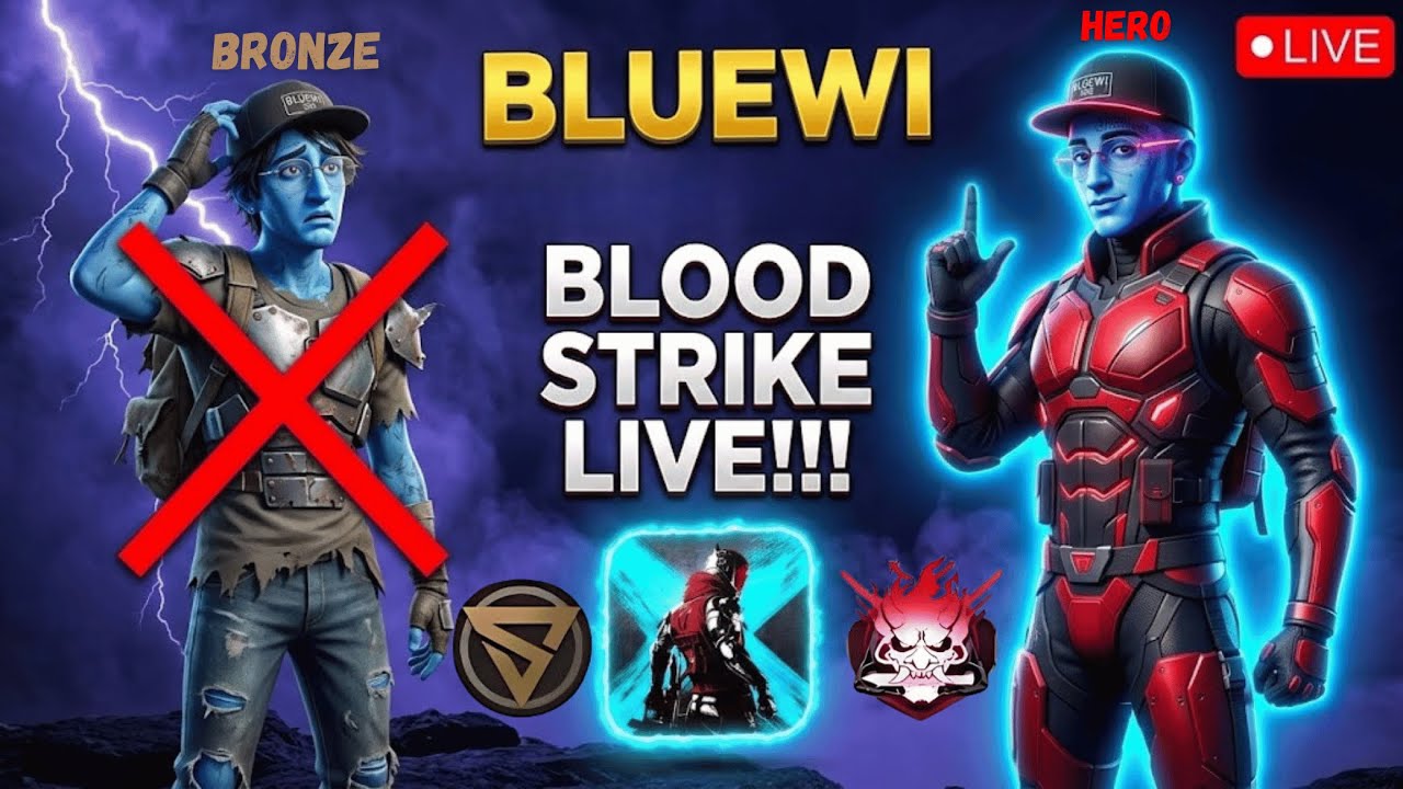 🔴 BLUEWI IS LIVE | BLOODSTRIKE RUSH GAMEPLAY 🔥