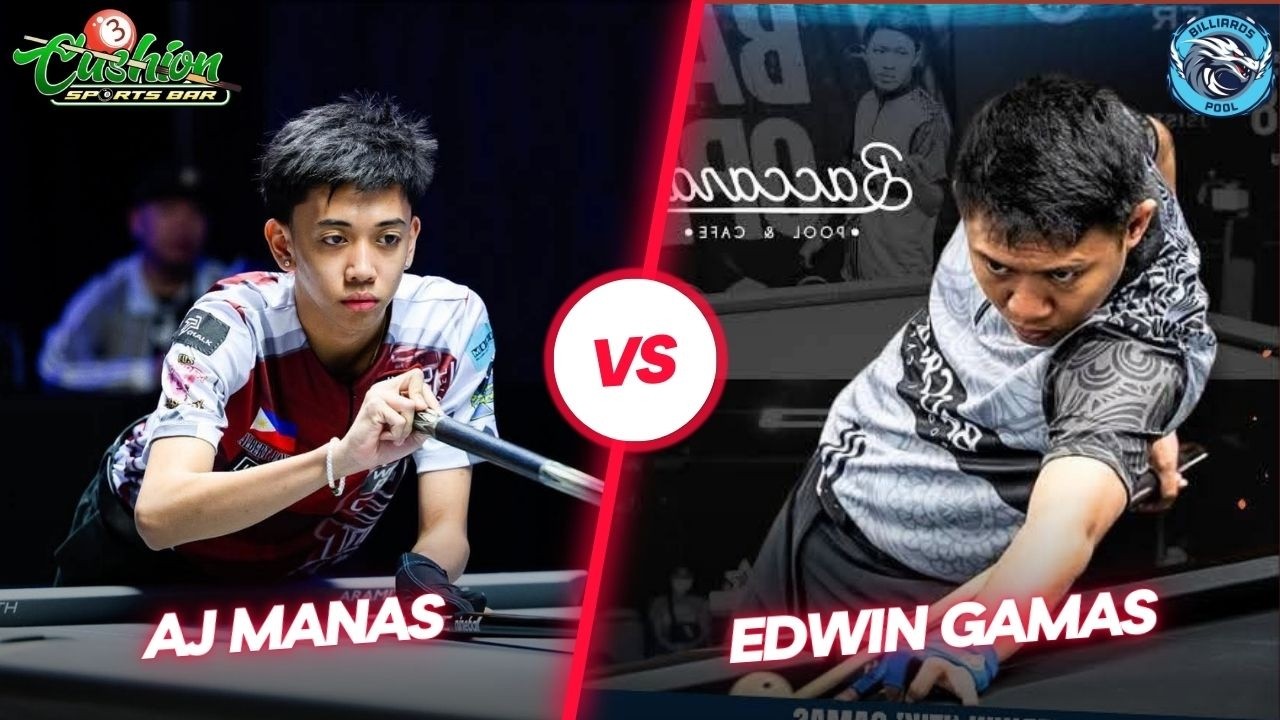 🔴BILLIARDS | AJ MANAS VS EDWIN GAMAS +2 | RACE 14