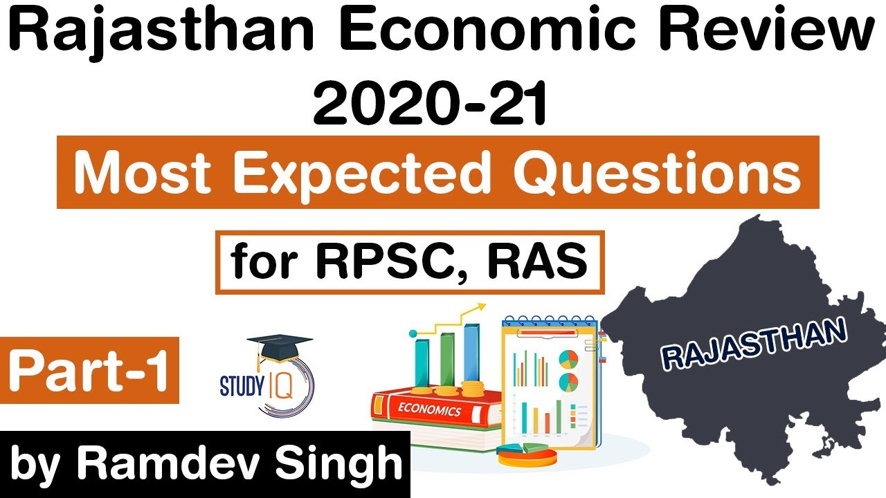 Rajasthan Economic Review 2020-21 - Most Expected Questions for RPSC, RAS & other exams Part-1